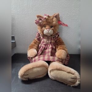 Retired Kittra Cat Plush Russ Berrie And Co NWT